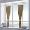 1 No-Drill Curtain Rod, Stainless Steel Telescopic Rod, Adjustable Shower Curtain Rod for Windows, Showers and Balconies, 50–75 cm (Gray) view 4