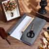 craspire Gray Book Cloth, 51 x 11.8 in, Linen Polyester Fabric with Paper Backing view 3