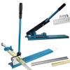 Double-Groove DIN Rail Cutter + Table Cutting Machine with Transfer Slide and 50 cm Ruler for Slotted Steel/Aluminum view 1