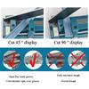 Double-Groove DIN Rail Cutter + Table Cutting Machine with Transfer Slide and 50 cm Ruler for Slotted Steel/Aluminum view 3