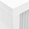 Lockable Metal Cabinet with Sliding Doors, Gray Steel, 90 x 40 x 90 cm view 3