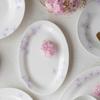 EINES Oval Hand-Painted Glazed Ceramic Dinner Plate view 4