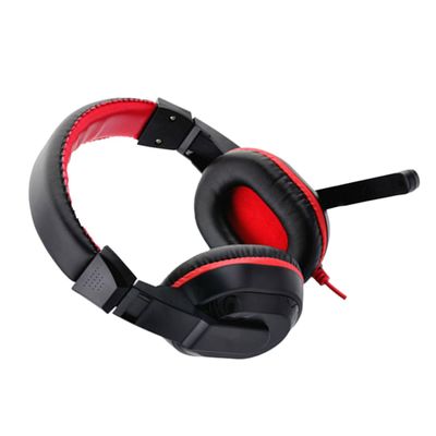 HOMSFOU Wired Stereo Headset with Microphone for PC and Laptop, Noise-Reducing, Adjustable Padded Headband, Random Color