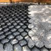 High-Density Polyethylene Paving Grid for Paths, Grass and Rocks, 5.1 cm High, 300 x 500 mm, Black view 1