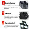 High-Density Polyethylene Paving Grid for Paths, Grass and Rocks, 5.1 cm High, 300 x 500 mm, Black view 2