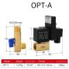 1/2-Inch Electronic Timed Drain Valve for Air Compressor Tanks, Automatic 2-Way, AC220V/DC24V, 1 Pc (OPT-A, DC24V) view 2