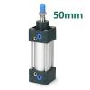 EBGAZSPD SC Standard Double-Acting Pneumatic Air Cylinder, 32/40/50/63 mm Bore, 25/50/75 mm Stroke (50 mm Stroke, 32 mm Bore) view 2