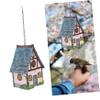 Decorative Hanging Resin Birdhouse for Outdoor Use view 3