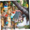 Decorative Hanging Resin Birdhouse for Outdoor Use view 4