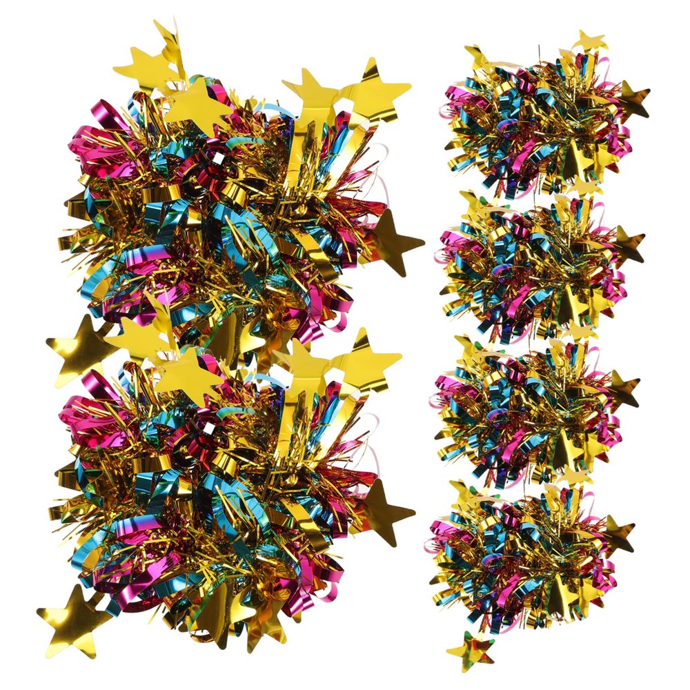 BESPORTBLE PET Cheerleader Pom-Poms for Dance and Drill Teams