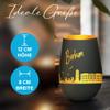 Gravur-Max Borkum Skyline Wind Lantern, Black/Gold view 4