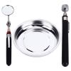 Magnetic Parts Tray Set, Stainless Steel, 1000–1200 Gauss Magnet, PVC-Coated, 2.36-Inch Magnet Diameter for Small Parts Organization view 1