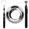 Magnetic Parts Tray Set, Stainless Steel, 1000–1200 Gauss Magnet, PVC-Coated, 2.36-Inch Magnet Diameter for Small Parts Organization view 3