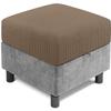 RTSFKFS Square Ottoman Cover, 35x35/40x40/45x45/50x50 cm, Brown, 94x132 cm view 1