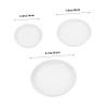 Supvox Round Wavy Plant Saucers for Flower Pots, White, 12-Pack, PP view 2