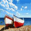 Paint by Numbers Beach Ship for Adults, 140 x 70 cm XXL, Acrylic Painting, DIY Wall Decor, Unframed - H313 view 2