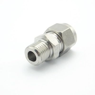 Metric Male Thread Stainless Steel 304 Double Ferrule Tube Fitting, Pipe Connector for Quick Faucet and Hose Connection (M14x1.5)