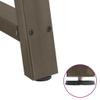 vidaXL A-Shape Dining Table Legs 2 pcs. 90 x (72–73) cm Steel view 4