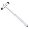 SKISUNO Double-Headed Reflex Hammer, Medical Percussion Hammer Made of Zinc Alloy with Handle and Massage Function for Home Use, Random Color view 1