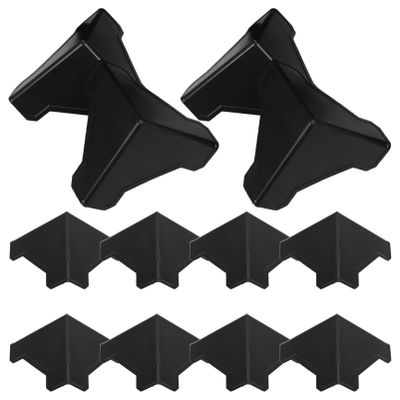 NULYLU 100-Piece Plastic Corner Protectors for Furniture Packaging, Cardboard Corner Guards with Impact Protection, Reusable Lightweight Corner Protectors for Shipping and Storage