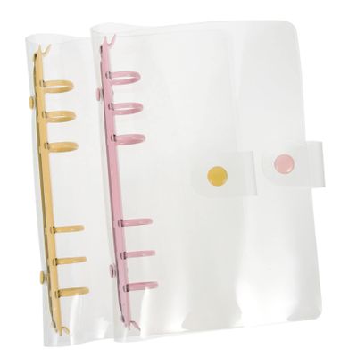 PLAFOPE 2-Piece PVC Notebook Covers with Ring Mechanism