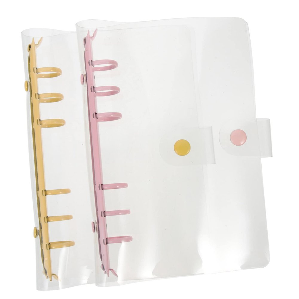 PLAFOPE 2-Piece PVC Notebook Covers with Ring Mechanism