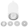 KAILIKETIY 10-Piece Steel Rotary Cutter Blades, 45 mm, 4 Shapes view 1