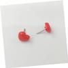 100 Red Heart-Shaped Thumbtacks, Decorative Push Pins for Corkboards, Photo Walls, and School view 4