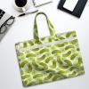 DEXNEL Sushi Dill Pickles A4 Canvas Document Tote Bag, Foldable, Black, One Size view 3