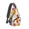 Anceky Autumn Maple Leaf Crossbody Sling Bag for Women and Men view 2