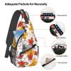 Anceky Autumn Maple Leaf Crossbody Sling Bag for Women and Men view 4
