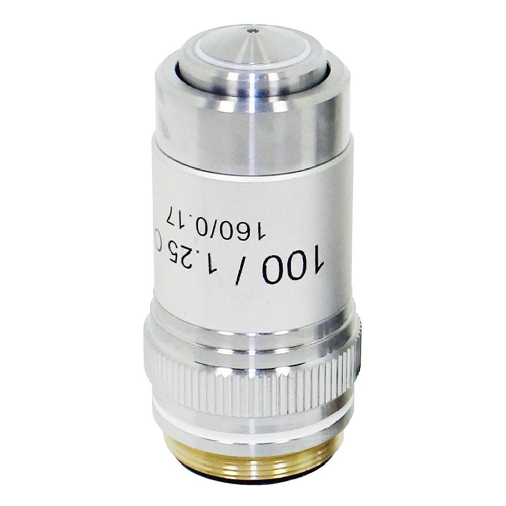 Achromatic Objective Lens for Laboratory Microscopes, 100X