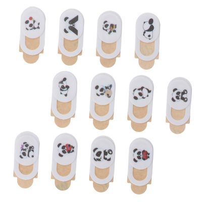 Mikikit 12-Pack Webcam Covers for Laptops, ABS Sliding Privacy Shutters
