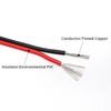 WANGF UL2468 2-Conductor Tinned Copper PVC-Insulated LED Light Strip Extension Cable, 22 AWG, 20 m, Clear-Clear view 4