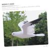 Artificial Seagull Ornaments, 2-Piece Set, Foam Garden Decor view 3