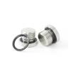 HBGNZU BSP Male 304 Stainless Steel Hex Socket End Cap Plug Fitting (M10x1.5) view 2