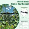 unho Metal Garden Arch Trellis for Climbing Plants, 120 x 182 x 222 cm view 3