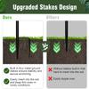 unho Metal Garden Arch Trellis for Climbing Plants, 120 x 182 x 222 cm view 4