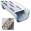 DXYOYONGOZ Patio Drainage Channel, Slot Drain and Trench System for Gardens, 20 x 10 cm (7.9 x 4 in) view 1