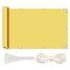 MEEYI Weatherproof Balcony Privacy Screen, 60 x 1000 cm, Yellow view 1