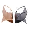 GRIRIW Aluminum Alloy Business Card Holder, Open Design, 2-Pack, Black view 1
