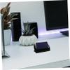 GRIRIW Aluminum Alloy Business Card Holder, Open Design, 2-Pack, Black view 4