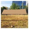 BDXMKS Khaki/Silver Square Outdoor Camping Tarp, Waterproof Windproof Sun Canopy, Portable (455) view 2