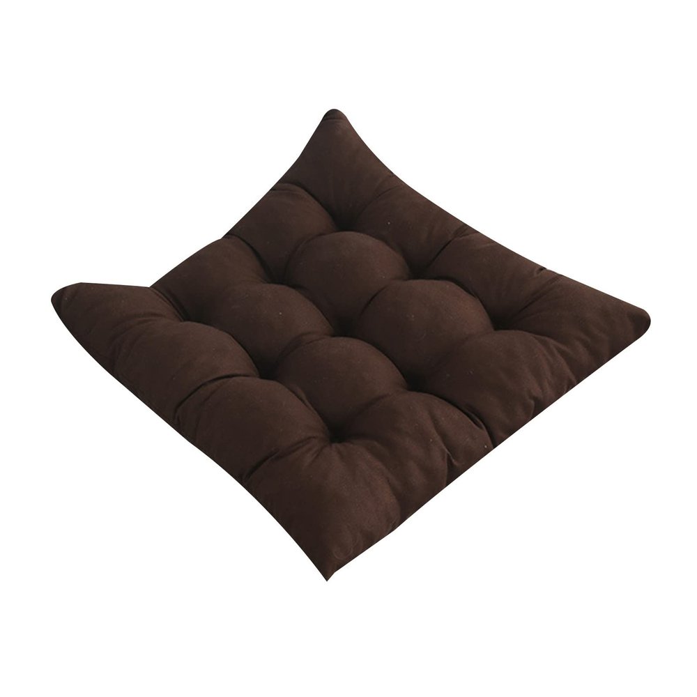 ANWEALTH Chair Cushions for Dining Chairs, 2-Pack, 45 cm, Coffee