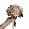 Artificial Blue Rose Bridal Bouquet view 2