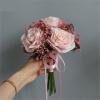 Artificial Blue Rose Bridal Bouquet view 3