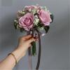 Artificial Blue Rose Bridal Bouquet view 4