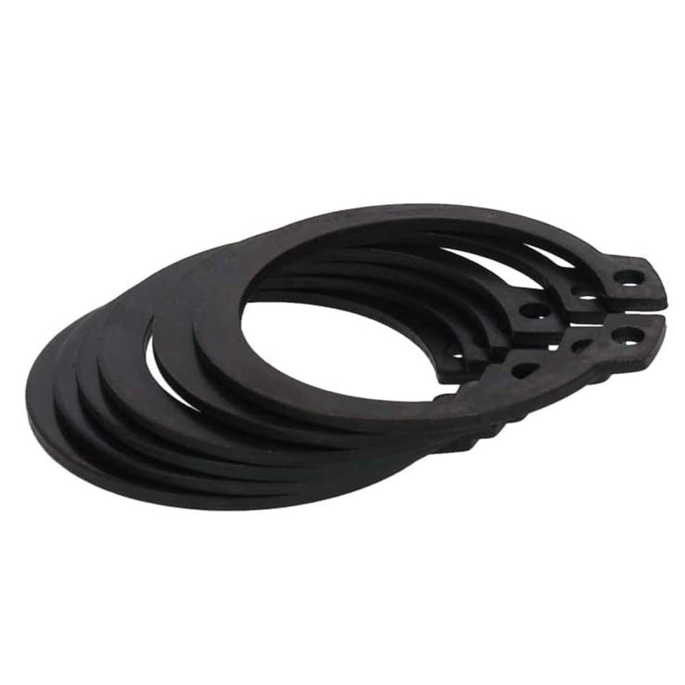 External Retaining Rings, C-Clips, 10-Pack, 65Mn Steel, 70–80 mm, Snap-Fit (78 mm)