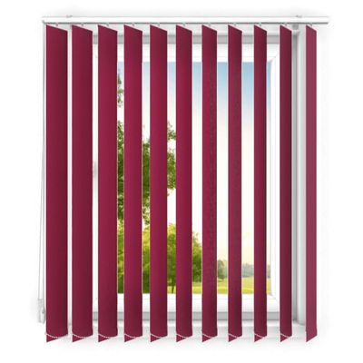 time4blinds Vertical Blind, 190 x 120 cm, Burgundy
