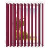 time4blinds Vertical Blind, 190 x 120 cm, Burgundy view 1